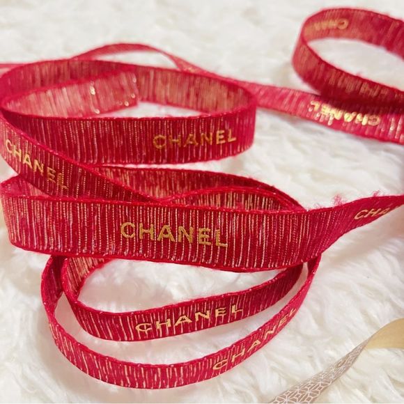 CHANEL | Other | Authenticchanel Red Ribbon | Poshmark